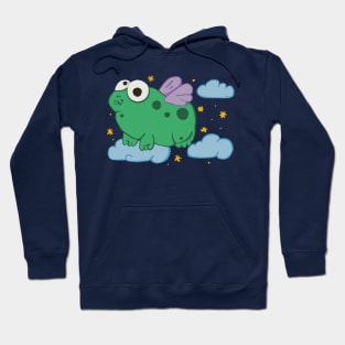 Frog with Wings Flies Hoodie